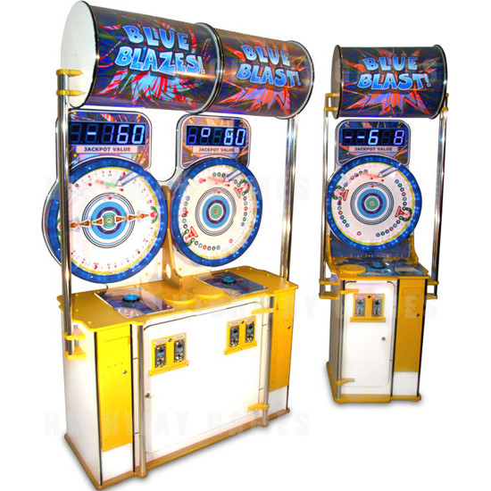 Blue Blast & Blue Blazes Ticket Redemption Machine - Single and Two Player Cabs