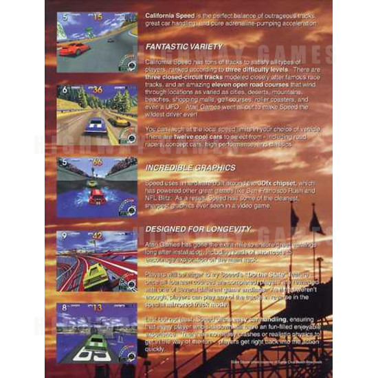 California Speed DX - Brochure Inside 01