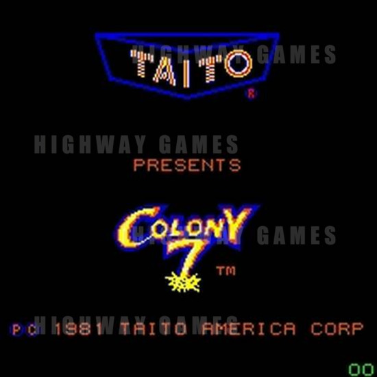 Colony 7 - Title Screen 15KB JPG