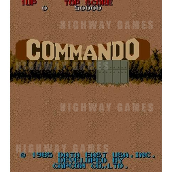 Commando - Title Screen 34KB JPG