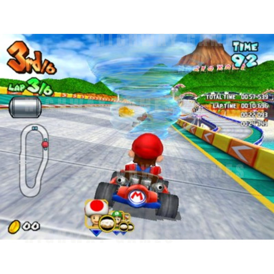 Mario Kart GP DX Arcade Machine - Screenshot