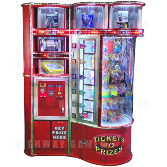 Ticket to Prizes - The Next Generation Self Redemption Machine - Tickets to Prizes 1 Tree Cabinet