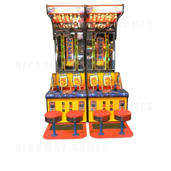 Water Blast Ticket Redemption Machine - 4 Player Cabinet Front