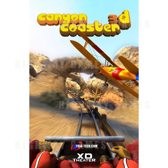 XD Theatre 4 - Canyon Coaster Poster