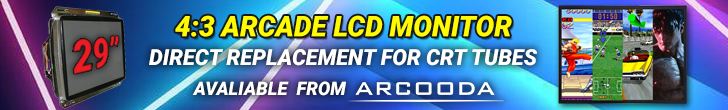 4:3 Arcade LCD Monitors By Arcooda